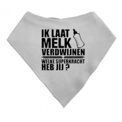 Puntslabbetje "Ik laat melk verdwijnen" Puntslabbetje "Ik laat melk verdwijnen"